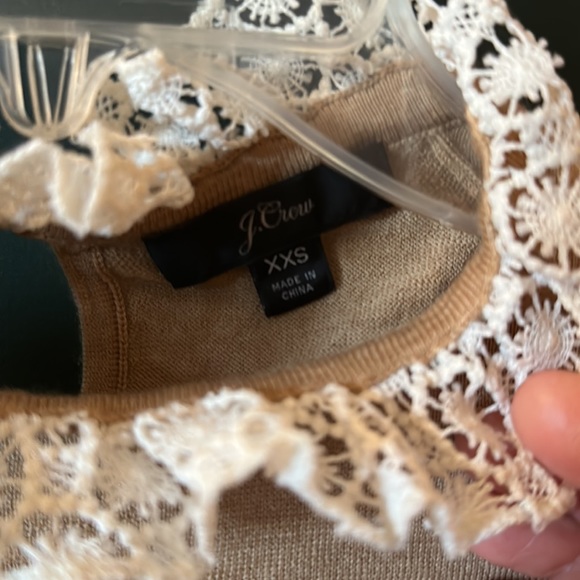 JCrew Ruffle Neck Sweater - Picture 3 of 6